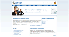 Desktop Screenshot of itsolution.at